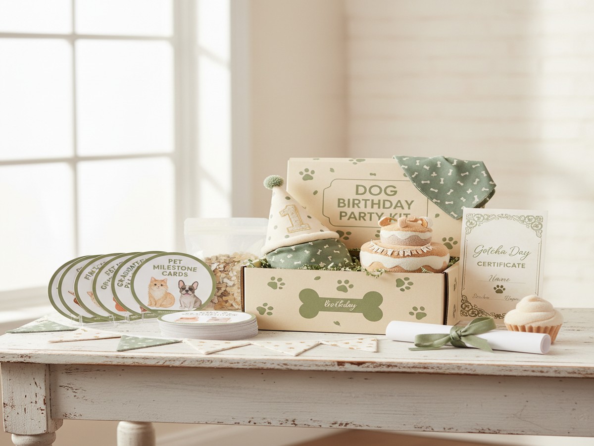 Celebration Bundle — personalized pet keepsake preview