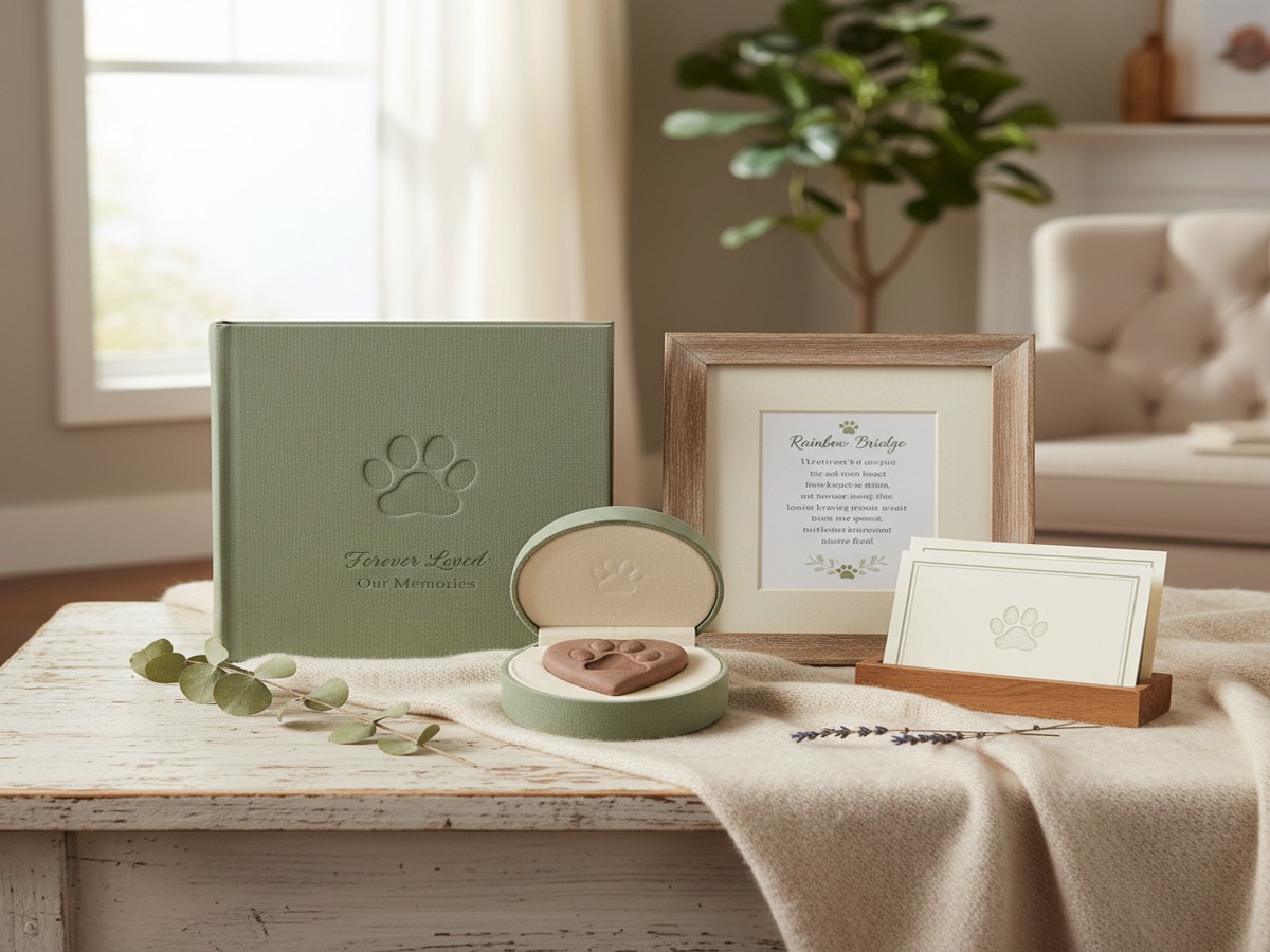 Complete Memorial Set — personalized pet keepsake preview