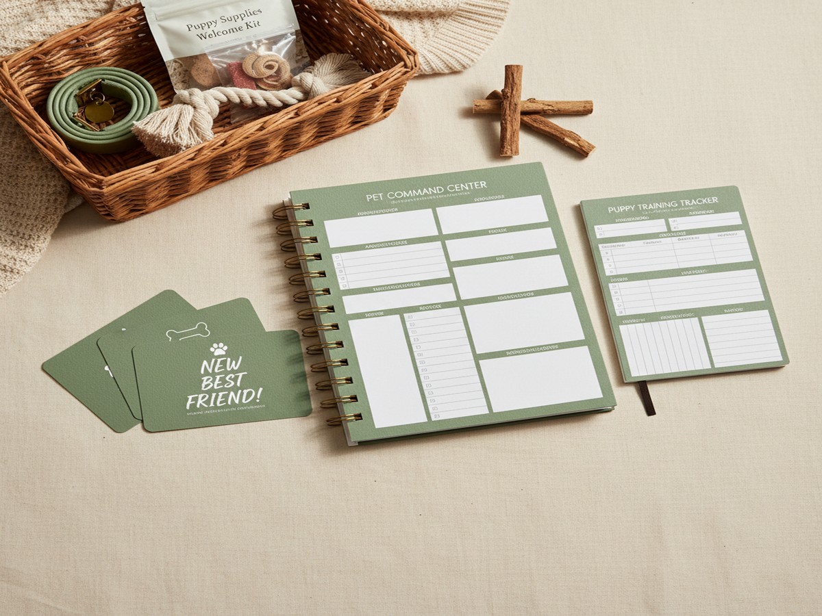New Pet Essentials Bundle — personalized pet keepsake preview