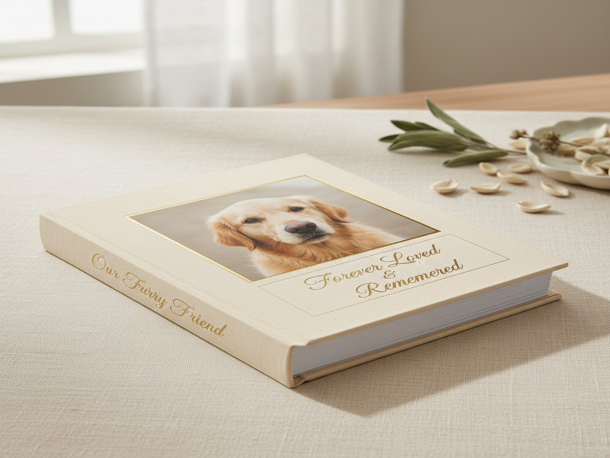 Pet Memory Book — personalized pet keepsake preview