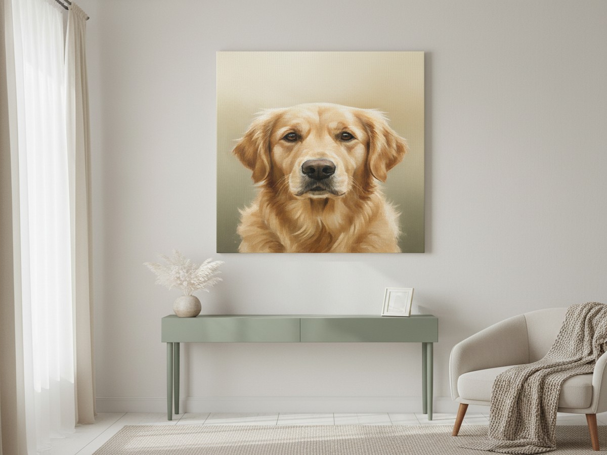 Memorial Canvas 16x20 — personalized pet keepsake preview