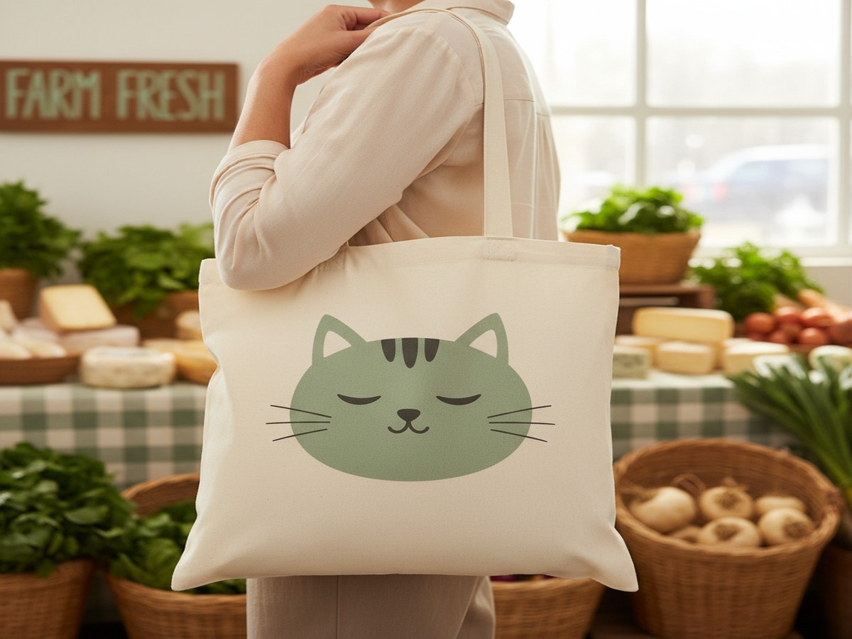 Pet Face Tote Bag — personalized pet keepsake preview