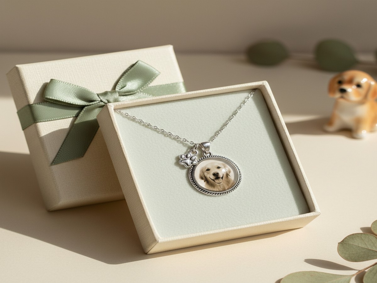 Pet Memorial Necklace — personalized pet keepsake preview