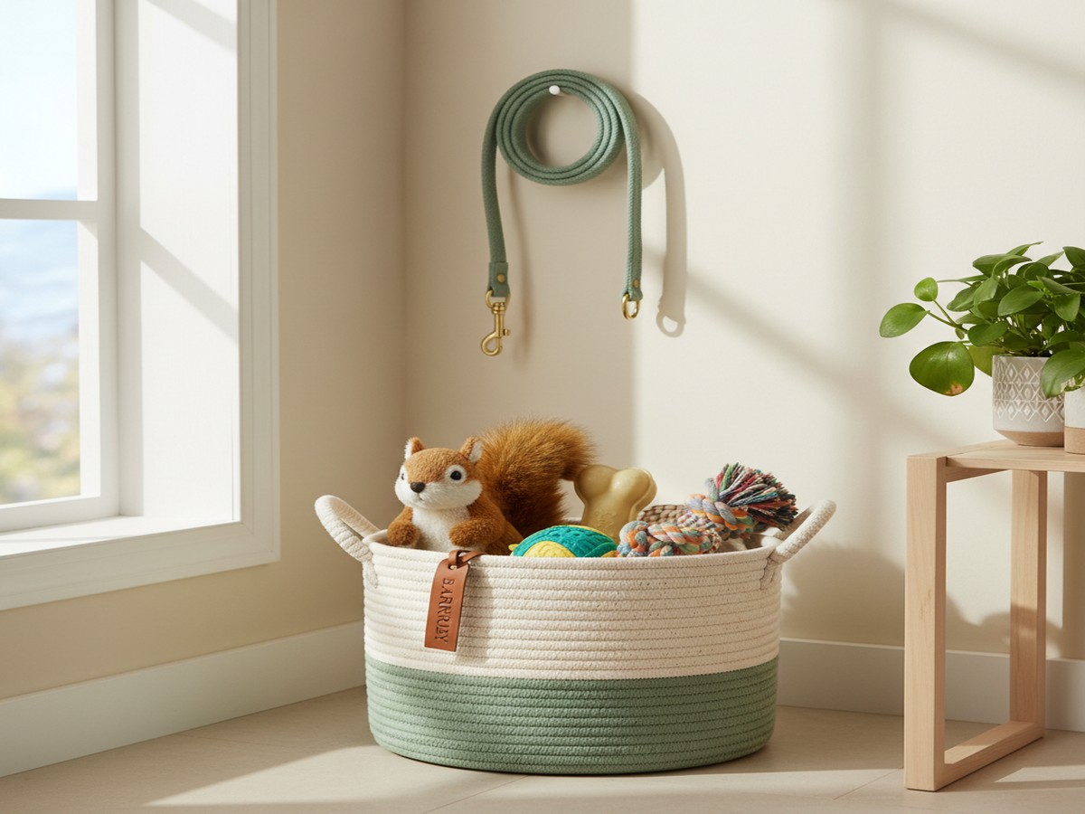Pet Toy Basket — personalized pet keepsake preview